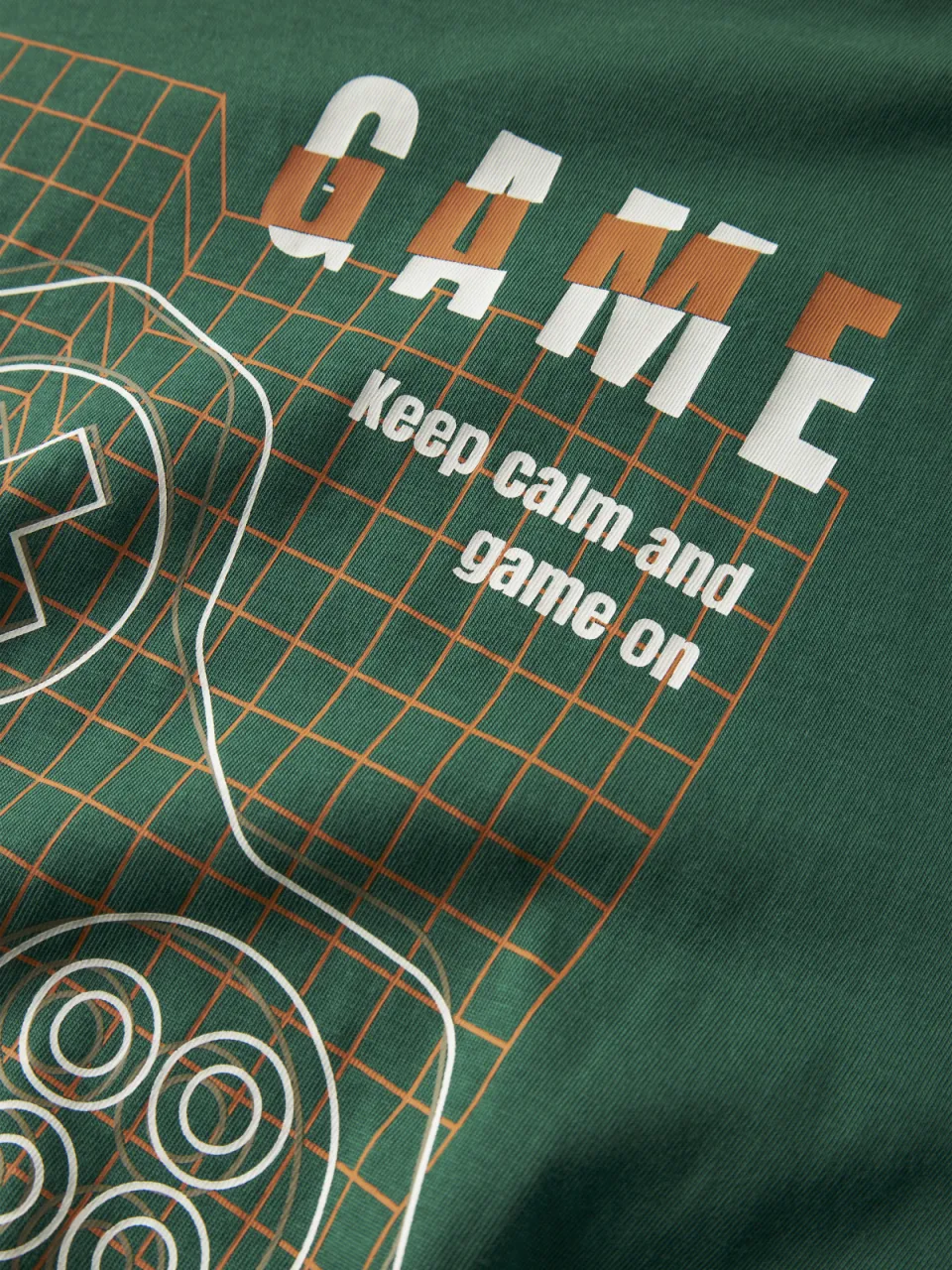 NAME IT oversized longsleeve met print groen, foto 4