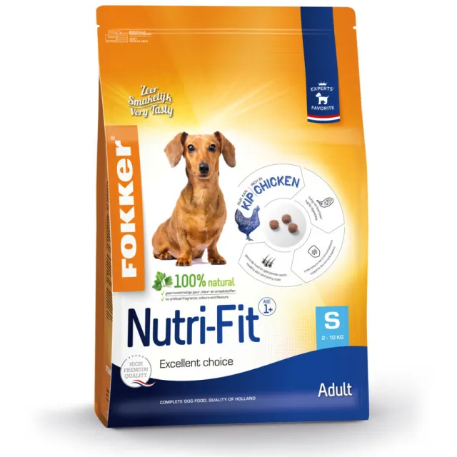 Fokker Nutri-Fit S hondenvoer 2,5 kg