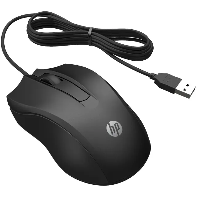 HP 100 bedrade muis zwart