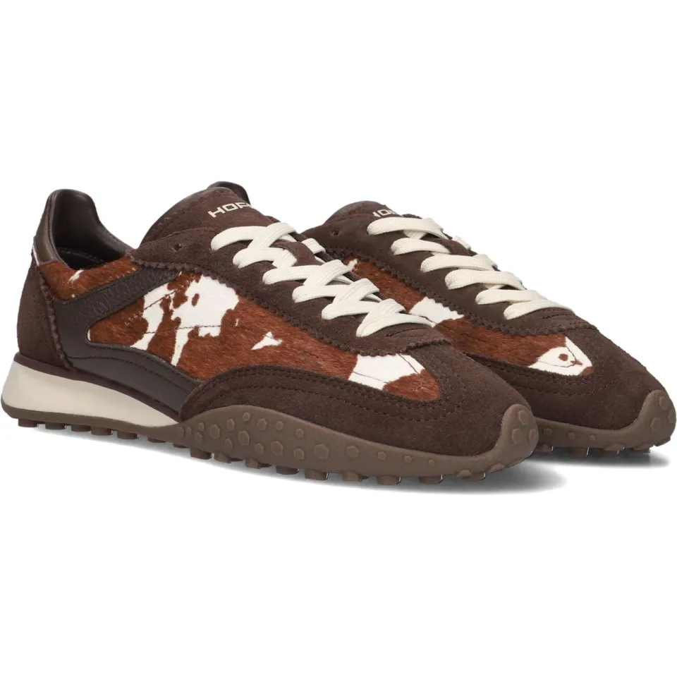 THE HOFF BRAND Bridge MKII Print lage sneakers bruin, foto 2