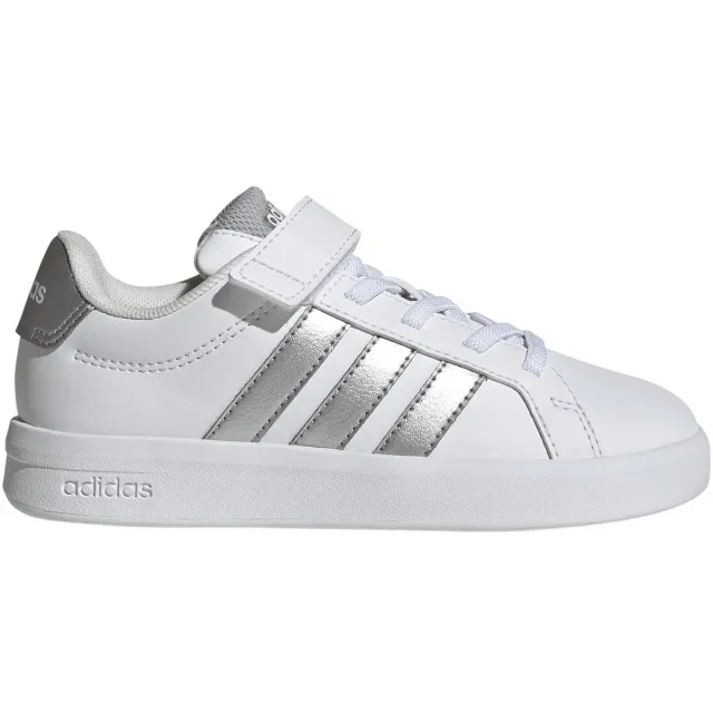 Adidas Grand Court 3.0 sneakers wit Wit/zilver metallic