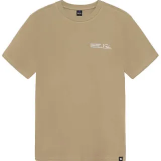Rellix T-shirt met backprint zand