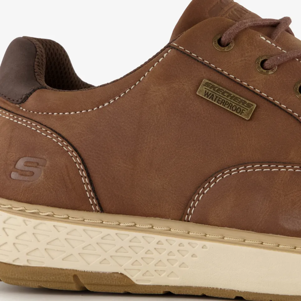 Skechers Garlan Pryor veterschoenen bruin, foto 8