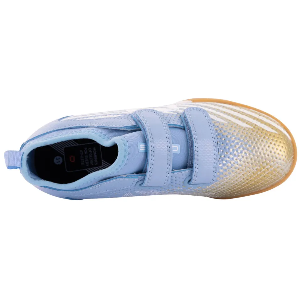 Stanno Vulture IN JR III junior voetbalschoenen - lichtblauw/wit/goud, foto 3