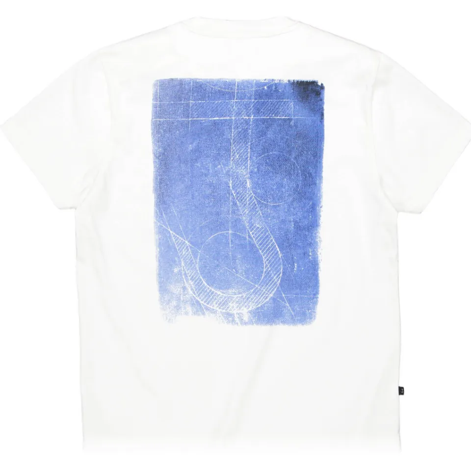 Butcher of Blue relaxed T-shirt met backprint wit, foto 3